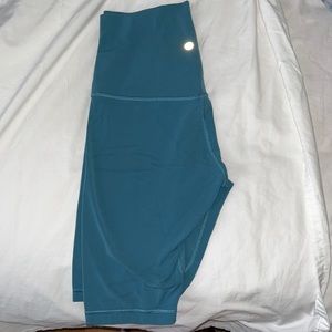 Lululemon Teal Align Shorts 10 inch